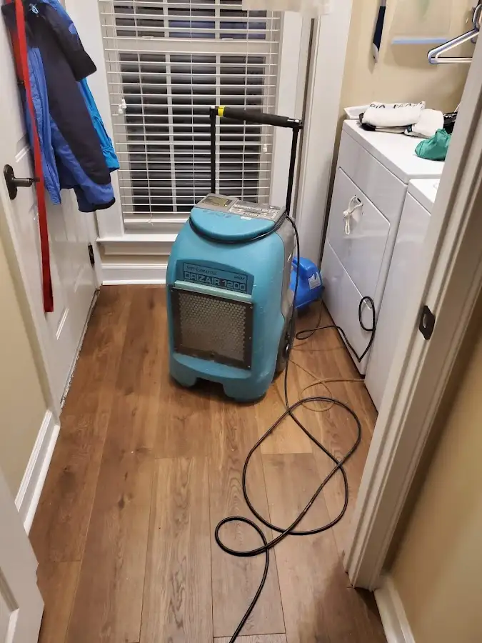 Commercial dehumidifier deployed for Flood Damage Cleanup in Dundee